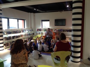 Story time in Shard End Library