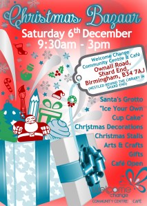 Christmas Bazaar with Welcome Change