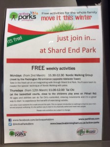 FREE activities in Shard End park.