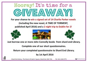 John Connolly Giveaway